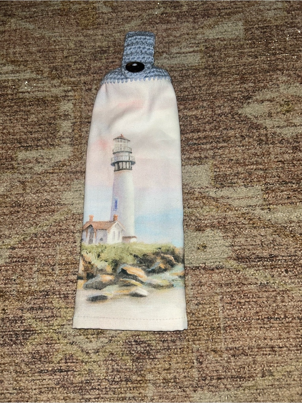 Seaside Lighthouse Hanging Kitchen Towel